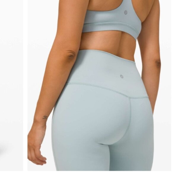 Lululemon Align Pant II 25” Hazy Jade Size 8 Buttery Soft Leggings - Picture 3 of 11